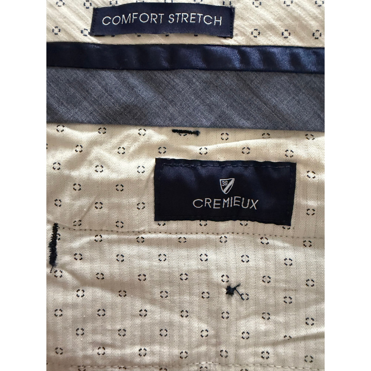 Daniel Cremieux Slim Fit Chino Men's 40"x30" Stretch Tapered Leg Navy