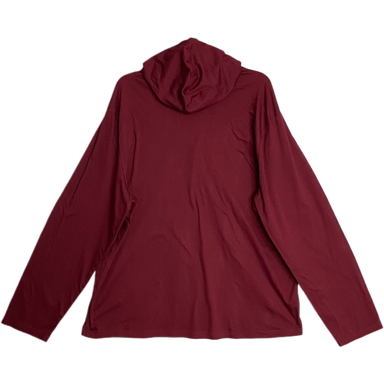 Polo Ralph Lauren Hoodie Men's Large T-Shirt Hoodie Button Drawstring Red NEW