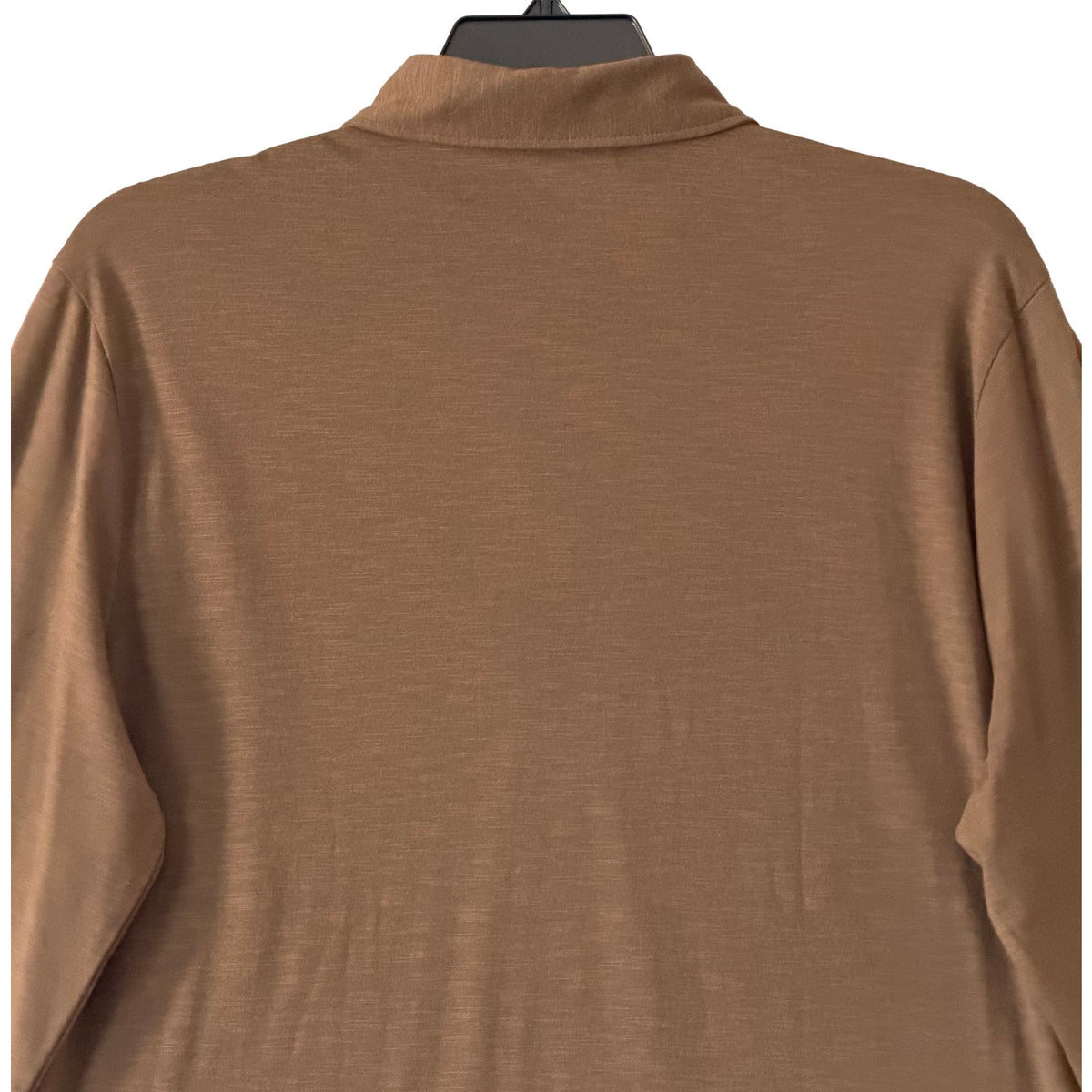 Criquet Polo Shirt Men's XL Long Sleeve Moisture Wicking Quick Dry Single Malt