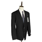 Michael Kors Suit Jacket Men's 50L Modern Fit Airsoft Stretch Solid Black