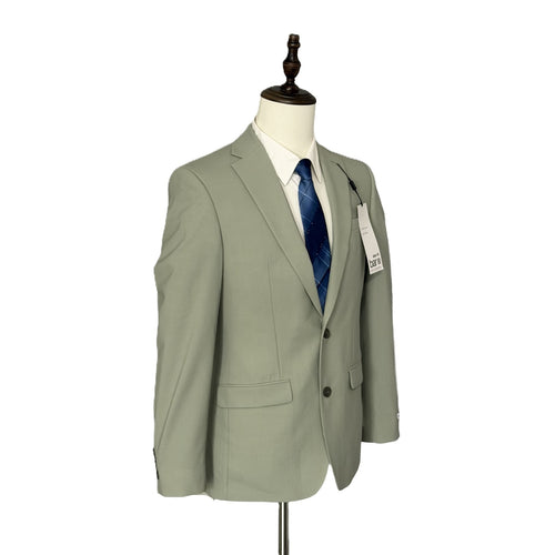 Bar III Suit Jacket Men's 36R Slim Fit Wool Blend Stretch Fabric Sage