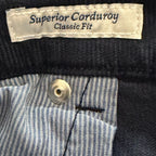 Peter Millar Corduroy Pants Men's 42"x34" Classic Fit 5-Pocket Dark Navy