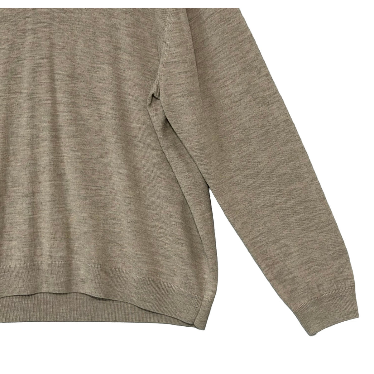 Hart Schaffner Marx Sweater Men's 2XT Big & Tall V-Neck Merino Wool Oatmeal