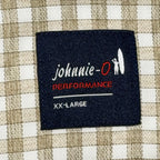 Johnnie-O Westwood Performance Shirt Men's XXL Button-Down Hazlenut Check