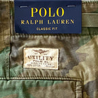 Polo Ralph Lauren Men's 36Tx36 Big & Tall Classic Fit Camo Canvas Cargo Pant