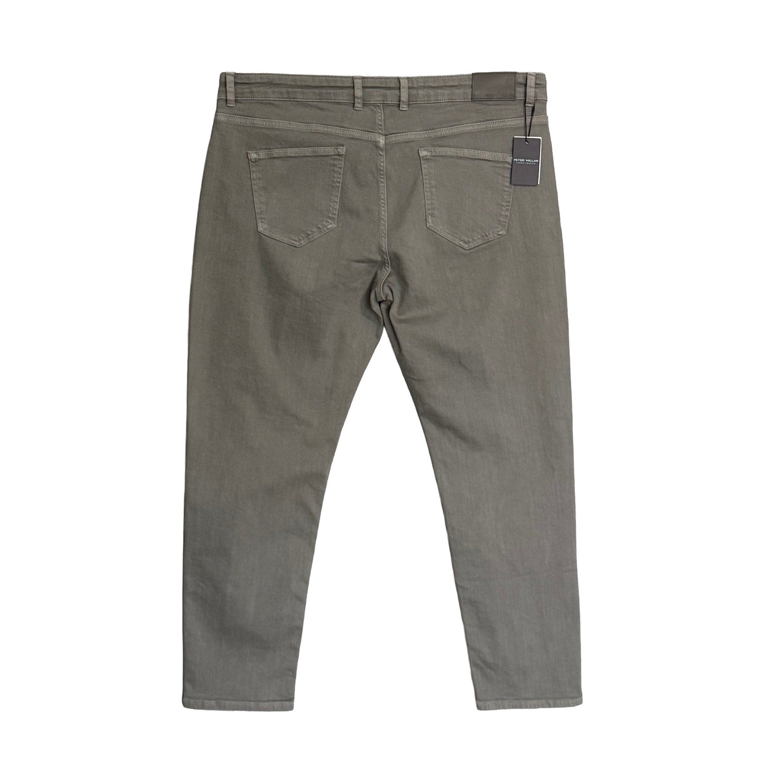 Peter Millar Pants Men's 42"x30" Fairfield Garment Dyed Denim Oslo Grey