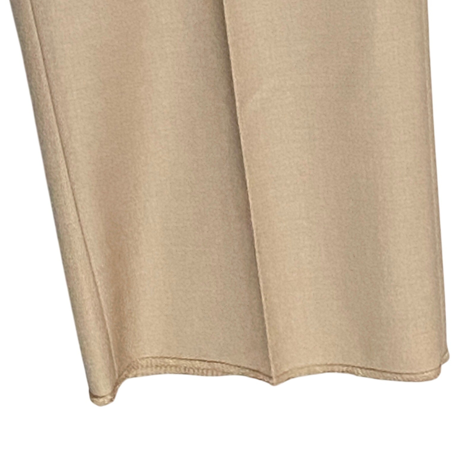 Ted Baker London Joey Pant Men's 38R Wool Dress Pant Solid Tan Raw Hem