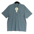 Criquet Men's XL Pocket Polo Shirt Short Sleeve Stretch Blue Bell