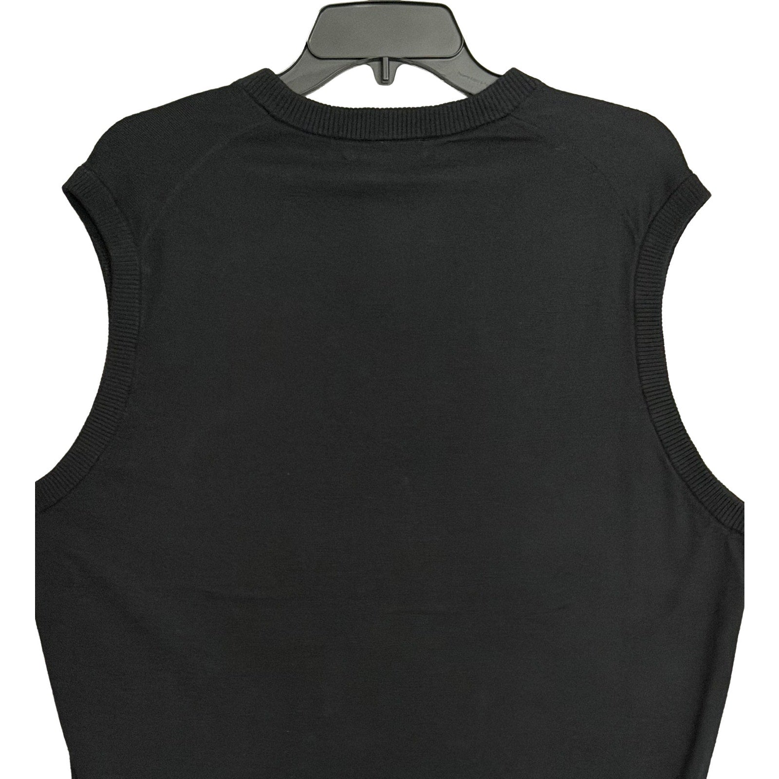 Daniel Cremieux Sweater Vest Men's Large Supima Cotton Cashmere Black