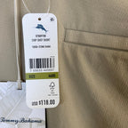 Tommy Bahama Men's 44RG x 9 "Chip Shot Short" Stone Khaki 5-Pocket Stretch