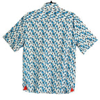 Visconti Black Casual Shirt Men's Small Modern Fit Stretch Cocktail Print