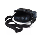Sun + Stone Bag Men's Navy Blue Camo Mini Crossbody Bag Dual Zip Compartments