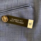 Lauren Ralph Lauren Men's 44x32 Classic Fit Flat Front Suit Pants Light Blue